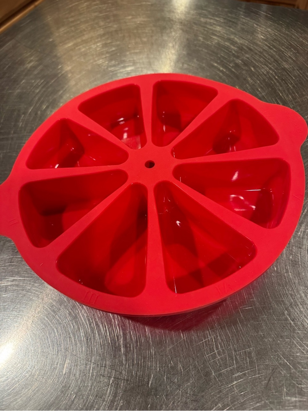 Red Silicone Wedge Mold Tray - Home Kitchen